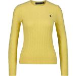 Gelbe Ralph Lauren Polo Ralph Lauren Kaschmir-Pullover aus Wolle für Damen Größe XL für den für den Herbst 