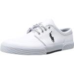 Weiße Ralph Lauren Polo Ralph Lauren Low Sneaker aus Leder für Herren Größe 41 