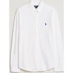 Weiße Bestickte Ralph Lauren Polo Ralph Lauren Button Down Kragen Herrenpoloshirts & Herrenpolohemden mit Knopf aus Mesh Größe XS 