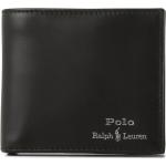 Schwarze Unifarbene Ralph Lauren Polo Ralph Lauren Herrengeldbörsen & Herrengeldbeutel aus Leder 