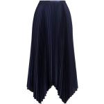 Blaue Elegante Ralph Lauren Polo Ralph Lauren Polo Blue Midi Asymmetrische Festliche Röcke für Damen Größe S 