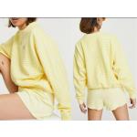 Reduzierte Gelbe Gingham Ralph Lauren Polo Ralph Lauren Damensweatshirts aus Baumwollmischung Größe XS 