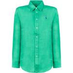 Grüne Casual Ralph Lauren Polo Ralph Lauren Herrenpoloshirts & Herrenpolohemden aus Leinen Größe XL 