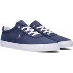 Reduzierte Blaue Ralph Lauren Polo Ralph Lauren Low Sneaker aus Canvas für Herren 