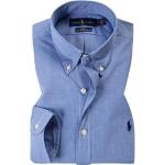 Blaue Ralph Lauren Polo Ralph Lauren Button Down Kragen Businesskleidung aus Baumwolle enganliegend für Herren Größe XXL 