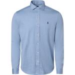 Reduzierte Hellblaue Melierte Ralph Lauren Polo Ralph Lauren Regular Fit Hemden aus Jersey für Herren Größe M 