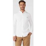 Weiße Unifarbene Ralph Lauren Polo Ralph Lauren Kentkragen Hemden mit Kent-Kragen mit Knopf aus Baumwolle für Herren Größe XL 