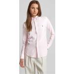 Pinke Langärmelige Ralph Lauren Polo Ralph Lauren Hemdblusen aus Baumwolle für Damen Größe XS 
