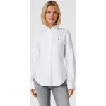 Weiße Ralph Lauren Polo Ralph Lauren Hemdblusen aus Baumwolle für Damen Größe L 
