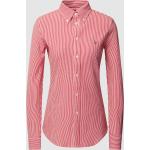 Rote Gestreifte Ralph Lauren Polo Ralph Lauren Hemdblusen aus Baumwolle für Damen Größe S 