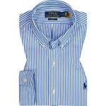Blaue Gestreifte Ralph Lauren Polo Ralph Lauren Button Down Kragen Streifenhemden aus Baumwolle für Herren Größe XXL 