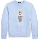 Blaue Ralph Lauren Polo Ralph Lauren Herrensweatshirts mit Pferdemotiv aus Baumwollmischung Größe XXL für den für den Herbst 