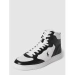 Schwarze Ralph Lauren Polo Ralph Lauren High Top Sneaker & Sneaker Boots mit Schnürsenkel aus Leder für Herren Größe 46 