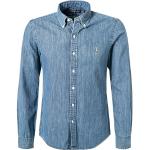 Polo Ralph Lauren Jeans Hemd Herren Baumwolle, blau