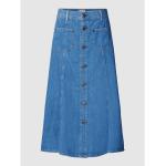 Blaue Ralph Lauren Polo Ralph Lauren Midi Sommerröcke aus Baumwolle für Damen Größe XS 