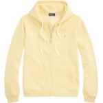Gelbe Ralph Lauren Polo Ralph Lauren Damensweatshirts mit Reißverschluss aus Baumwollmischung Größe S für den für den Winter 