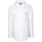Polo Ralph Lauren Kinder-Langarm-Hemd in Gr. 116, weiß, junge