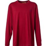 Rote Unifarbene Langärmelige Ralph Lauren Polo Ralph Lauren Herrenpoloshirts & Herrenpolohemden aus Jersey Größe 5 XL 