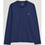 Marineblaue Bestickte Langärmelige Ralph Lauren Polo Ralph Lauren T-Shirts für Herren Größe XXL 