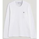 Weiße Bestickte Langärmelige Ralph Lauren Polo Ralph Lauren T-Shirts für Herren Größe XXL 