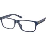 Blaue Ralph Lauren Polo Ralph Lauren Rechteckige Brillenfassungen für Herren 