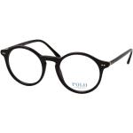 Schwarze Ralph Lauren Polo Ralph Lauren Runde Kunststoffbrillen für Herren 