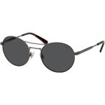 Graue Ralph Lauren Polo Ralph Lauren Runde Runde Sonnenbrillen aus Metall für Herren 