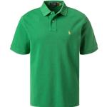 Grüne Bestickte Kurzärmelige Ralph Lauren Polo Ralph Lauren Kurzarm-Poloshirts mit Knopf aus Baumwolle für Herren Größe XXL für den für den Sommer 