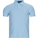 Reduzierte Blaue Ralph Lauren Polo Ralph Lauren Herrenpoloshirts & Herrenpolohemden aus Mesh Größe L 
