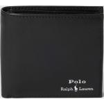 Schwarze Unifarbene Ralph Lauren Polo Ralph Lauren Herrenportemonnaies & Herrenwallets aus Rindsleder 