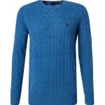 Blaue Unifarbene Ralph Lauren Polo Ralph Lauren Kaschmir-Pullover für Herren Größe XXL 