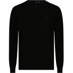 Reduzierte Schwarze Unifarbene Ralph Lauren Polo Ralph Lauren Rundhals-Ausschnitt Strickpullover für Herren Größe L 