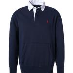 Blaue Unifarbene Ralph Lauren Polo Ralph Lauren Herrensweatshirts aus Baumwollmischung Größe XXL 