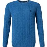 Reduzierte Blaue Unifarbene Ralph Lauren Polo Ralph Lauren Kaschmir-Pullover für Herren Größe XXL für den für den Herbst 