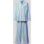 Blaue Ralph Lauren Polo Ralph Lauren Damenschlafanzüge & Damenpyjamas aus Baumwolle Größe XS 