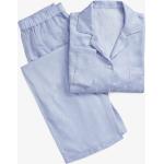 Blaue Ralph Lauren Polo Ralph Lauren Damenschlafanzüge & Damenpyjamas mit Knopf aus Jersey Größe XS 