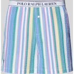Blaue Gestreifte Ralph Lauren Polo Ralph Lauren Pyjamahosen kurz aus Baumwolle für Damen Größe S 