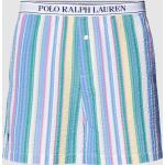 Blaue Gestreifte Ralph Lauren Polo Ralph Lauren Pyjamahosen kurz aus Baumwolle für Damen Größe XL 