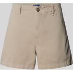 Khakifarbene Unifarbene Ralph Lauren Polo Ralph Lauren Chino-Shorts mit Reißverschluss aus Baumwolle für Damen Größe S 