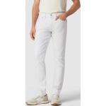 Weiße Unifarbene Ralph Lauren Polo Ralph Lauren Polo Jeans Slim Fit Jeans mit Reißverschluss aus Baumwolle für Herren Weite 33, Länge 32 