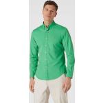 Grüne Langärmelige Ralph Lauren Polo Ralph Lauren Button Down Kragen Herrenlangarmhemden aus Baumwolle Größe S 