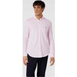 Pinke Unifarbene Langärmelige Ralph Lauren Polo Ralph Lauren Kentkragen Hemden mit Kent-Kragen aus Baumwolle für Herren Größe XL 