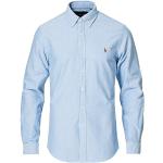 Blaue Ralph Lauren Polo Ralph Lauren Polo Blue Button Down Kragen Herrenpoloshirts & Herrenpolohemden mit Knopf Größe XS 