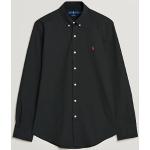 Schwarze Ralph Lauren Polo Ralph Lauren Button Down Kragen Herrenpoloshirts & Herrenpolohemden mit Knopf aus Popeline Größe XXL 