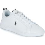Weiße Ralph Lauren Polo Ralph Lauren Low Sneaker aus Leder für Herren 