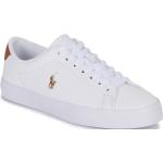 Weiße Ralph Lauren Polo Ralph Lauren Low Sneaker aus Leder für Damen Größe 37 