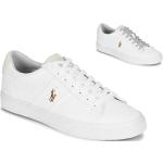 Reduzierte Weiße Ralph Lauren Polo Ralph Lauren Low Sneaker aus Textil für Damen Größe 44 