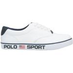 Weiße Ralph Lauren Polo Ralph Lauren Low Sneaker mit Schnürsenkel aus PU Gefüttert für Kinder Größe 36 für den für den Winter 