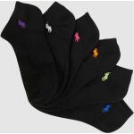 Schwarze Ralph Lauren Polo Ralph Lauren Damensneakersocken & Damenfüßlinge aus Polyester Einheitsgröße 6-teilig 