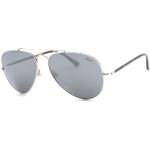 Silberne Ralph Lauren Polo Ralph Lauren Verspiegelte Sonnenbrillen aus Metall für Damen 